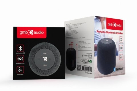 GEMBIRD GEMBIRD PRZENOŚNY GŁOŚNIK BLUETOOTH SPK-BT-15-BK RMS 5W, WBUDOWANY MIKROFON, KOLOR CZARNY, USB, AUX, MICROSD GEMBIRD GEMBIRD PRZENOŚNY GŁOŚNIK BLUETOOTH SPK-BT-15-BK RMS 5W, WBUDOWANY MIKROFON, KOLOR CZARNY, USB, AUX, MICROSD