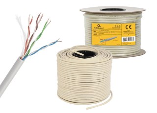 GEMBIRD Kabel UTP GEMBIRD UPC-5004E-SOL/100 (UTP; 100m; kat. 5e; kolor szary)