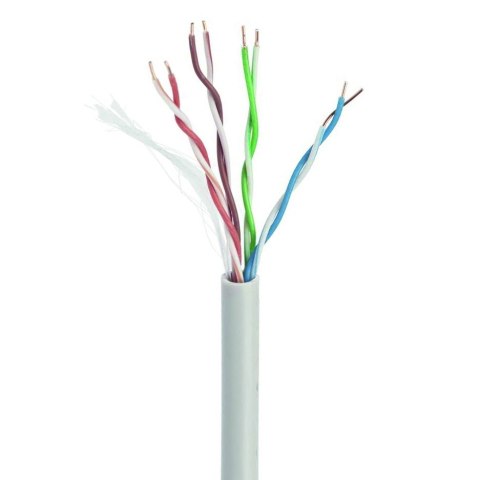 GEMBIRD Kabel UTP GEMBIRD UPC-5004E-SOL/100 (UTP; 100m; kat. 5e; kolor szary) GEMBIRD Kabel UTP GEMBIRD UPC-5004E-SOL/100 (UTP; 100m; kat. 5e; kolor szary)