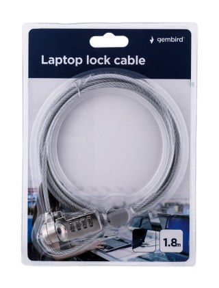 GEMBIRD Linka zabezpieczająca do laptopa na 4 cyfrowy kod GEMBIRD LK-CL-01