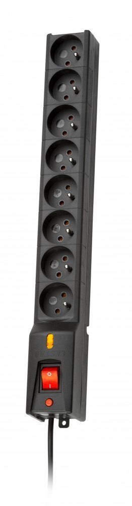 Lestar Listwa przeciwprzepięciowa Lestar LX 810 G-A 1,5m (8 x UTE; 10 A; 1,5m; kolor czarny) Lestar Listwa przeciwprzepięciowa Lestar LX 810 G-A 1,5m (8 x UTE; 10 A; 1,5m; kolor czarny)