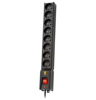 Lestar Listwa przeciwprzepięciowa Lestar LX 810 G-A 1,5m (8 x UTE; 10 A; 1,5m; kolor czarny)