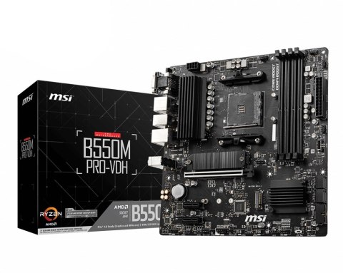 MSI Płyta główna MSI B550M PRO-VDH MSI Płyta główna MSI B550M PRO-VDH