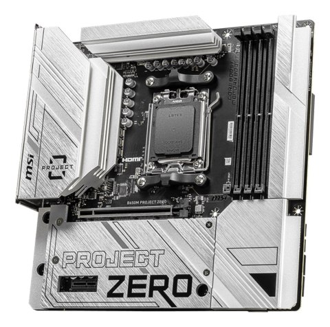 MSI Płyta główna MSI B650M PROJECT ZERO MSI Płyta główna MSI B650M PROJECT ZERO