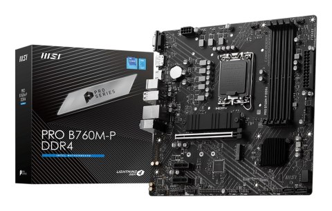 MSI Płyta główna MSI PRO B760M-P DDR4 MSI Płyta główna MSI PRO B760M-P DDR4
