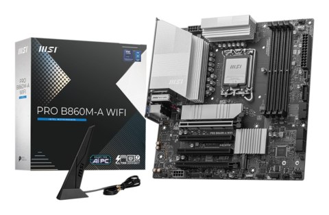 MSI Płyta główna MSI PRO B860M-A WIFI MSI Płyta główna MSI PRO B860M-A WIFI