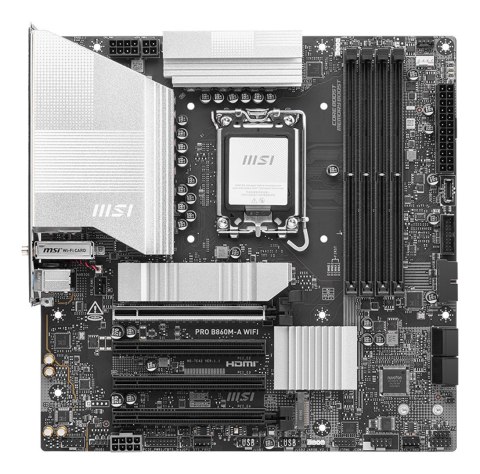 MSI Płyta główna MSI PRO B860M-A WIFI MSI Płyta główna MSI PRO B860M-A WIFI