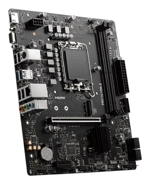 MSI Płyta główna MSI PRO H610M-E MSI Płyta główna MSI PRO H610M-E