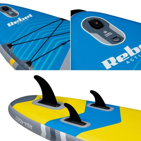 Rebel Deska SUP REBEL ACTIVE RBA-4507 - niebieska Rebel Deska SUP REBEL ACTIVE RBA-4507 - niebieska