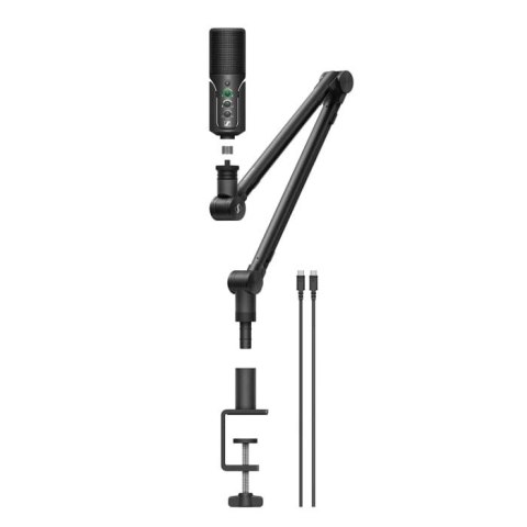 Sennheiser Sennheiser PROFILE STREAMING SET - Mikrofon streamingowy, pojemnościowy, kardioidalny, ramię ze zintegrowaną szyną na kable, 3-m Sennheiser Sennheiser PROFILE STREAMING SET - Mikrofon streamingowy, pojemnościowy, kardioidalny, ramię ze zintegrowaną szyną na kable, 3-m