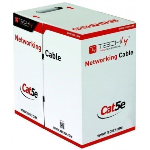 TECHly TECHLY SKRĘTKA F/UTP CAT5E DRUT 305M CCA ZEWNĘTRZN