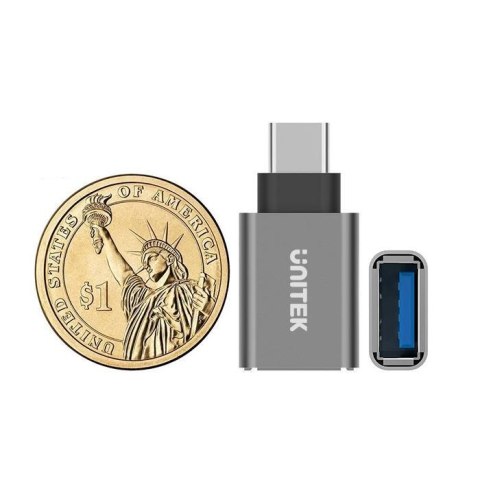 UNITEK UNITEK ADAPTER USB TYPC DO USB (F) ALU, Y-A025CGY UNITEK UNITEK ADAPTER USB TYPC DO USB (F) ALU, Y-A025CGY