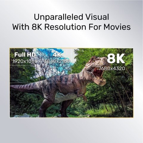 UNITEK UNITEK KABEL HDMI 2.1, 8K 60HZ, 4K 120HZ, 5M,C140W UNITEK UNITEK KABEL HDMI 2.1, 8K 60HZ, 4K 120HZ, 5M,C140W