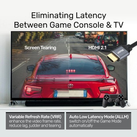 UNITEK UNITEK KABEL HDMI 2.1, 8K 60HZ, 4K 120HZ, 5M,C140W UNITEK UNITEK KABEL HDMI 2.1, 8K 60HZ, 4K 120HZ, 5M,C140W