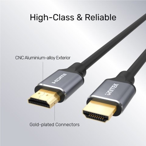 UNITEK UNITEK KABEL HDMI 2.1, 8K 60HZ, 4K 120HZ, 5M,C140W UNITEK UNITEK KABEL HDMI 2.1, 8K 60HZ, 4K 120HZ, 5M,C140W