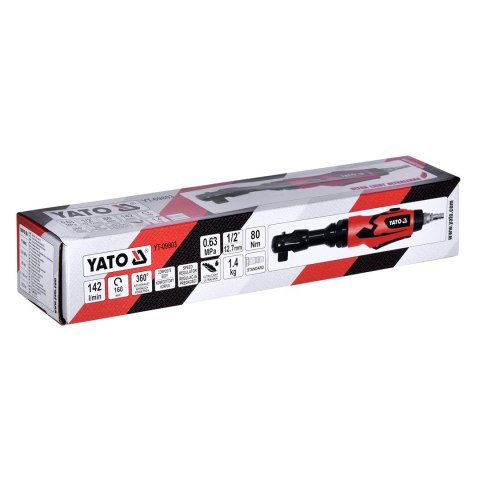YATO GRZECHOTKA PNEUMATYCZNA 1,2" YT-09803 YATO YATO GRZECHOTKA PNEUMATYCZNA 1,2" YT-09803 YATO
