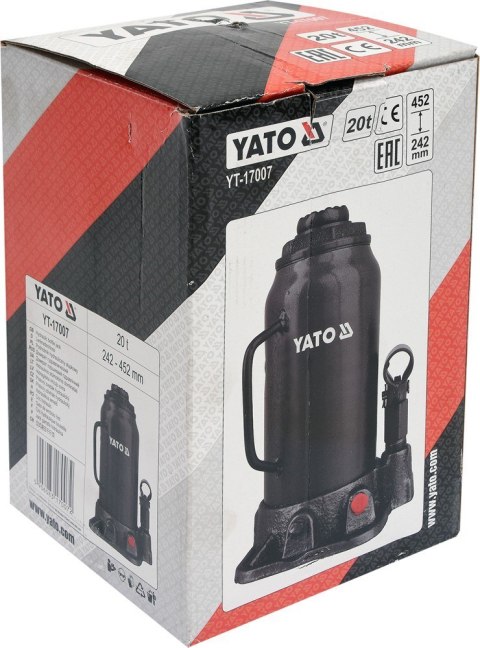 YATO Podnośnik hydrauliczny słupkowy 20T YT-17007 YATO YATO Podnośnik hydrauliczny słupkowy 20T YT-17007 YATO