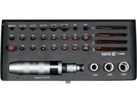 YATO ZESTAW WKRĘTAKÓW UDAROWYCH 32 SZT YT-28000 YATO YATO ZESTAW WKRĘTAKÓW UDAROWYCH 32 SZT YT-28000 YATO
