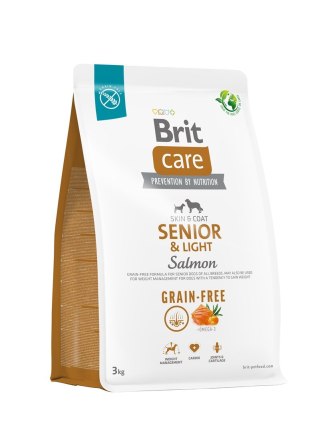 Brit Brit Care Dog Grain-Free Senior&Light Salmon 3kg (WYPRZEDAŻ)
