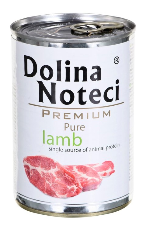 DOLINA NOTECI DOLINA NOTECI Premium Pure Jagnięcina - mokra karma dla psa - 400 g DOLINA NOTECI DOLINA NOTECI Premium Pure Jagnięcina - mokra karma dla psa - 400 g