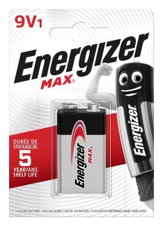 ENERGIZER ENERGIZER BATERIA MAX 9V 6LR61. 1 szt. Opakowanie ECO