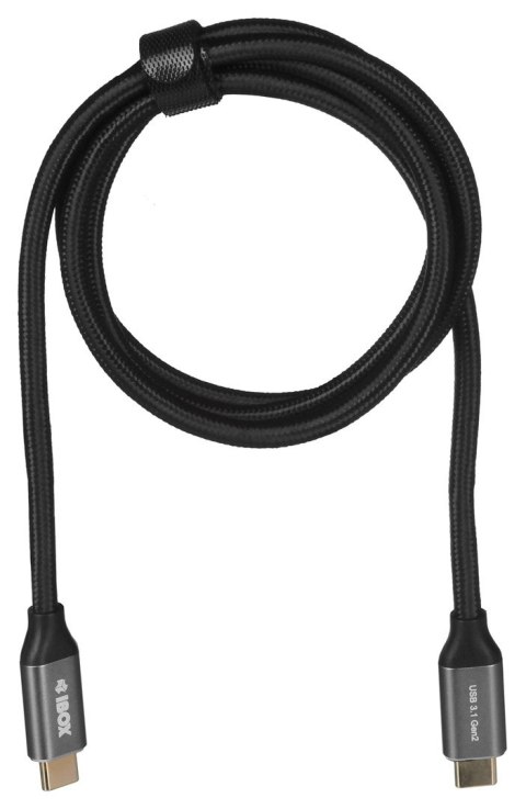 IBOX Kabel IBOX IKUMTC31G2 (USB typu C - USB typu C ; 1m; kolor czarny) IBOX Kabel IBOX IKUMTC31G2 (USB typu C - USB typu C ; 1m; kolor czarny)
