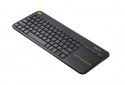 Logitech Klawiatura Logitech K400 920-007145 (USB 2.0; kolor czarny