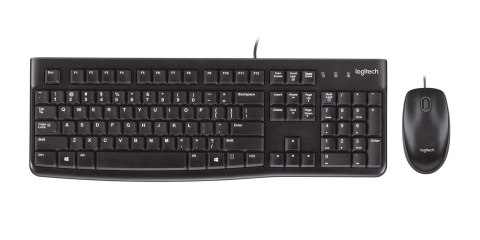Logitech Zestaw klawiatura + mysz Logitech MK120 920-002562 (membranowa; USB 2.0; (US); kolor czarny; optyczna; 1000 DPI) Logitech Zestaw klawiatura + mysz Logitech MK120 920-002562 (membranowa; USB 2.0; (US); kolor czarny; optyczna; 1000 DPI)