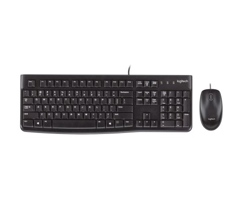 Logitech Zestaw klawiatura + mysz Logitech MK120 920-002562 (membranowa; USB 2.0; (US); kolor czarny; optyczna; 1000 DPI) Logitech Zestaw klawiatura + mysz Logitech MK120 920-002562 (membranowa; USB 2.0; (US); kolor czarny; optyczna; 1000 DPI)