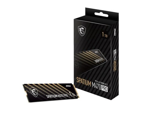 MSI Dysk SSD MSI SPATIUM M470 Pro 1TB PCIe 4.0 NVMe M.2 2280 (WYPRZEDAŻ) MSI Dysk SSD MSI SPATIUM M470 Pro 1TB PCIe 4.0 NVMe M.2 2280 (WYPRZEDAŻ)