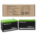 QOLTEC AKUMULATOR AGM 12V | 7.2AH | MAX 108A