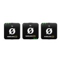 RODE RODE Wireless ME Dual - Kompaktowy bezprzewodowy system mikrofonowy z dwoma nadajnikami do nagrywania dwukanałowego (czarny)