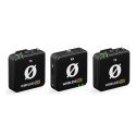 RODE RODE Wireless ME Dual - Kompaktowy bezprzewodowy system mikrofonowy z dwoma nadajnikami do nagrywania dwukanałowego (czarny)