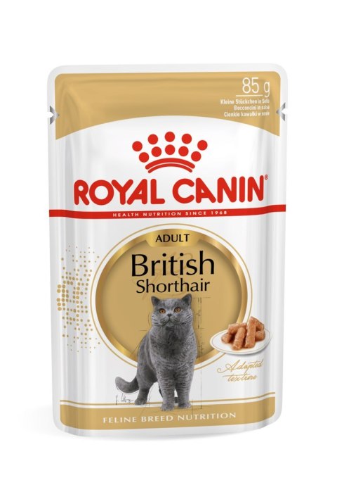 Royal Canin ROYAL CANIN FBN British Shorthair Adult - mokra karma dla dorosłego kota - 12x85g Royal Canin ROYAL CANIN FBN British Shorthair Adult - mokra karma dla dorosłego kota - 12x85g