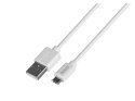 SAVIO Kabel SAVIO CL-123 (Micro USB - USB 2.0 ; 1m; kolor biały)