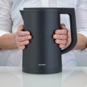 SEVERIN SEVERIN CZAJNIK ELEKTR. , OBUDOWA COOL-TOUCH, STAL- PLASTIK, POJ. 1,7 L, REG. TEMP. W ZAKRESIE 30°C-100°C, 2200W WK3483