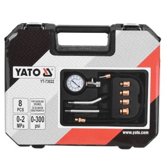 YATO Miernik ciśnienia sprężania benz 8cz YATO YT-73022