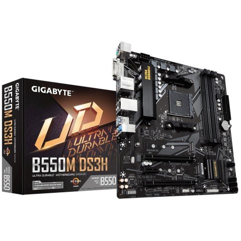 Gigabyte Płyta główna Gigabyte B550M DS3H (WYPRZEDAŻ) Gigabyte Płyta główna Gigabyte B550M DS3H (WYPRZEDAŻ)