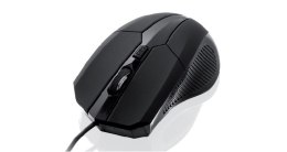 IBOX Mysz IBOX i005 LASEROWA PRZEWODOWA, USB IMLAF005 (laserowa; 1600 DPI; kolor czarny)