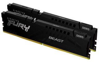 Kingston KINGSTON DDR5 32GB 6000MT/s CL30 DIMM (Kit of 2) FURY Beast Black XMP (WYPRZEDAŻ)