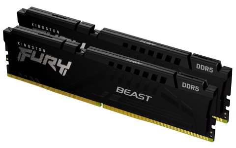Kingston KINGSTON DDR5 32GB 6000MT/s CL30 DIMM (Kit of 2) FURY Beast Black XMP (WYPRZEDAŻ) Kingston KINGSTON DDR5 32GB 6000MT/s CL30 DIMM (Kit of 2) FURY Beast Black XMP (WYPRZEDAŻ)