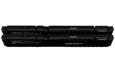 Kingston KINGSTON DDR5 32GB 6000MT/s CL30 DIMM (Kit of 2) FURY Beast Black XMP (WYPRZEDAŻ) Kingston KINGSTON DDR5 32GB 6000MT/s CL30 DIMM (Kit of 2) FURY Beast Black XMP (WYPRZEDAŻ)