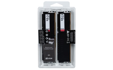Kingston KINGSTON DDR5 32GB 6000MT/s CL30 DIMM (Kit of 2) FURY Beast Black XMP (WYPRZEDAŻ) Kingston KINGSTON DDR5 32GB 6000MT/s CL30 DIMM (Kit of 2) FURY Beast Black XMP (WYPRZEDAŻ)