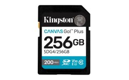 Kingston Karta pamięci Kingston Canvas Go Plus SDG4/256GB (256GB; Class U3, V30; Karta pamięci)