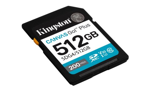 Kingston Karta pamięci Kingston Canvas Go Plus SDG4/512GB (512GB; Class U3, V30; Karta pamięci) Kingston Karta pamięci Kingston Canvas Go Plus SDG4/512GB (512GB; Class U3, V30; Karta pamięci)