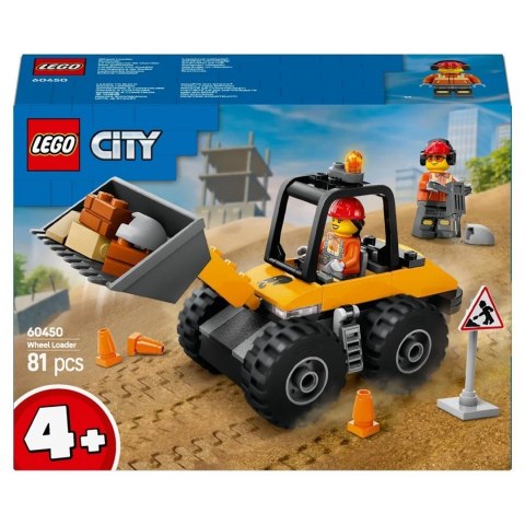 Lego LEGO CITY 60450 Żółta ładowarka kołowa Lego LEGO CITY 60450 Żółta ładowarka kołowa