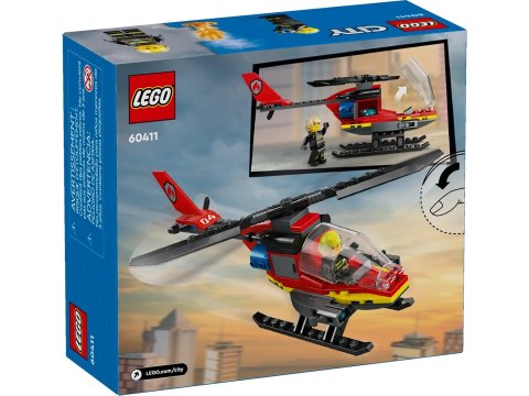 Lego LEGO City 60411 Strażacki helikopter ratunkowy Lego LEGO City 60411 Strażacki helikopter ratunkowy