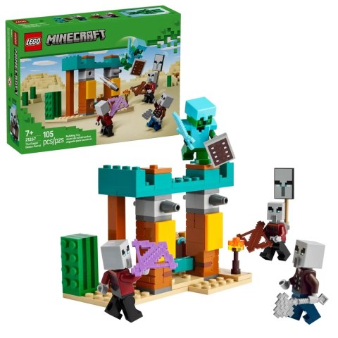 Lego LEGO MINECRAFT 21267 Pustynny patrol złosadników Lego LEGO MINECRAFT 21267 Pustynny patrol złosadników