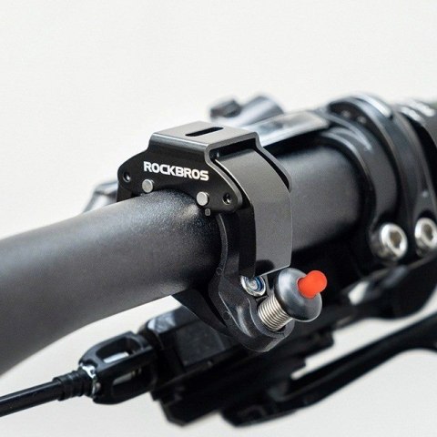 Rockbros Dzwonek rowerowy Rockbros 34210006001 kształt C - czarny