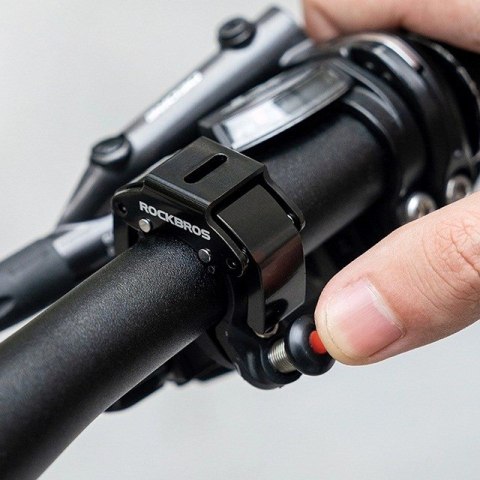 Rockbros Dzwonek rowerowy Rockbros 34210006001 kształt C - czarny